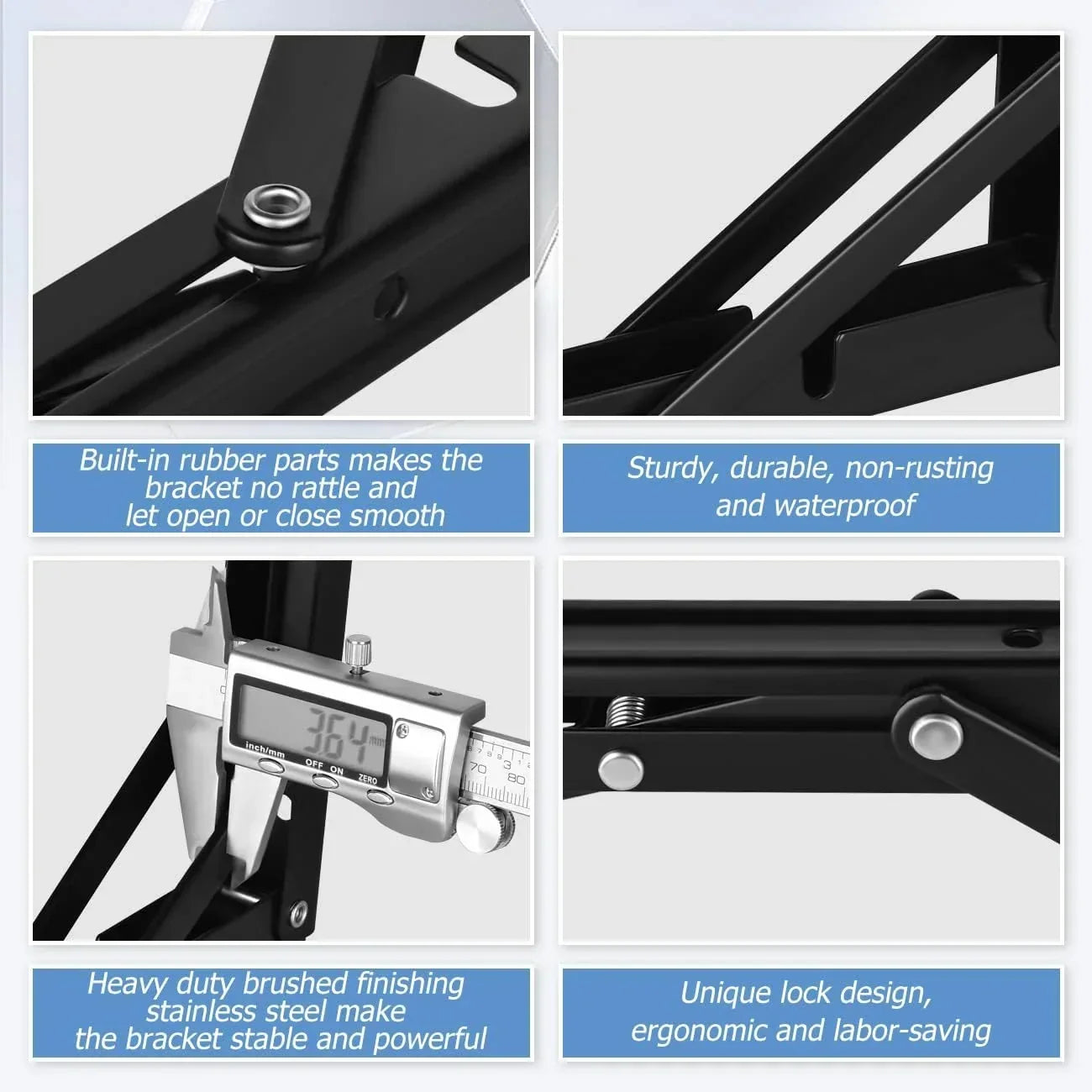 SpaceLift – Heavy Duty Folding Shelf Brackets