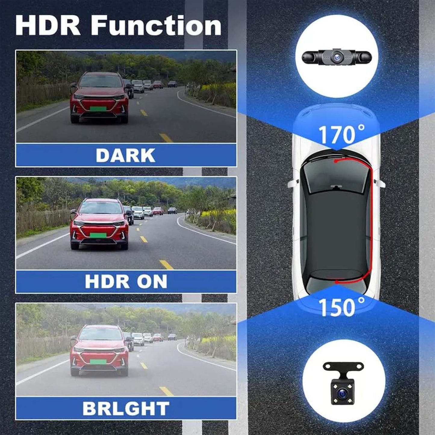 VistaDash – Full-View Car Dashcam System