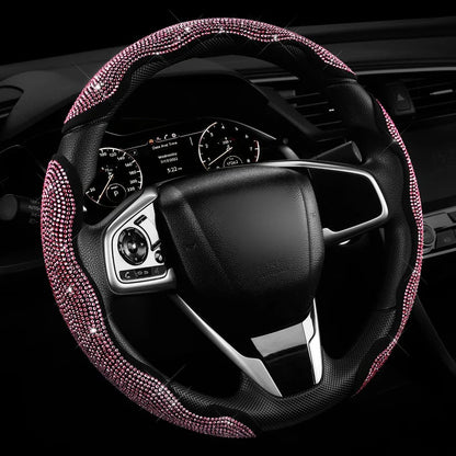 LuxiDrive – Crystal Studded Steering Wheel Cover