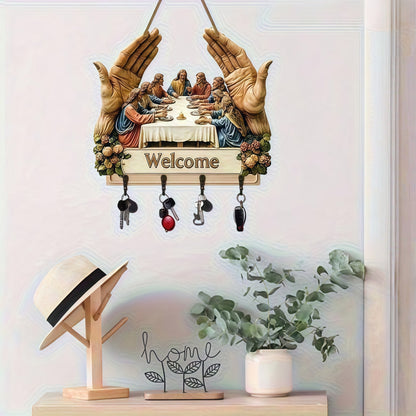 FaithFrame – Jesus & Disciples Wall Art Keychain