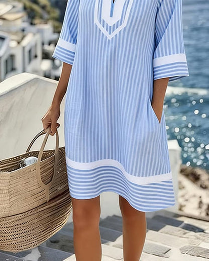UrbanStripe - Pocket Dress For Everyday Summer Shift