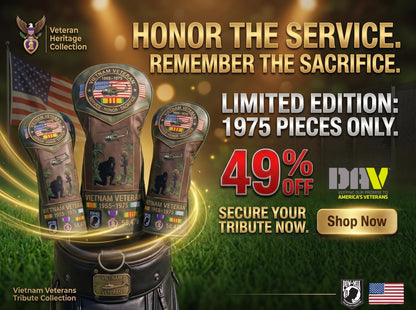 ValorCrest – Vietnam Veteran Tribute Golf Head Cover