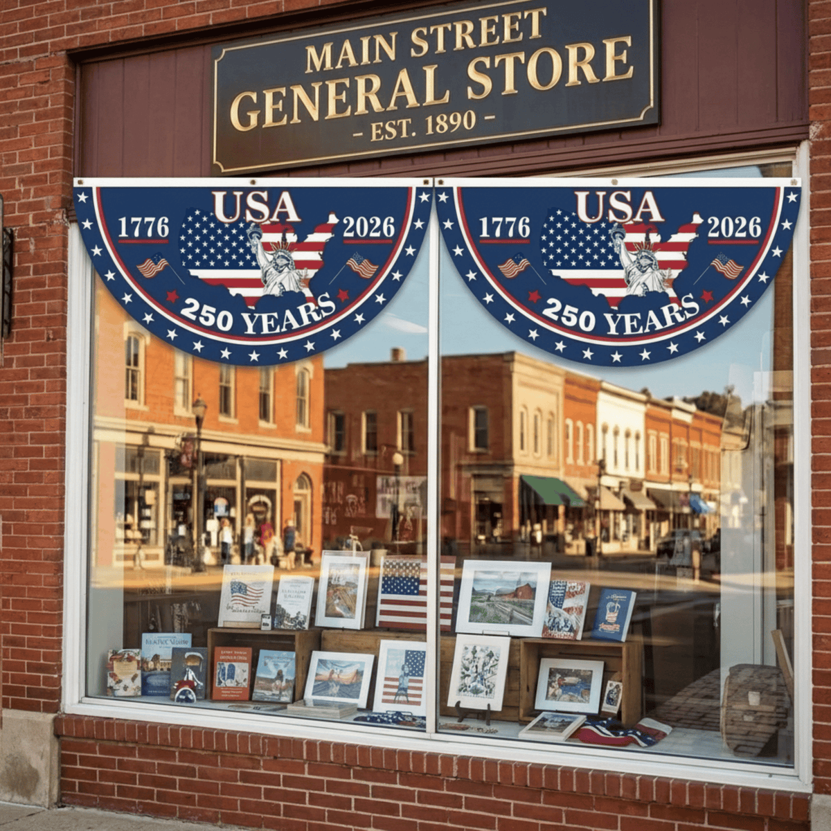 HeritageWave – 250th Anniversary USA Fan Flag