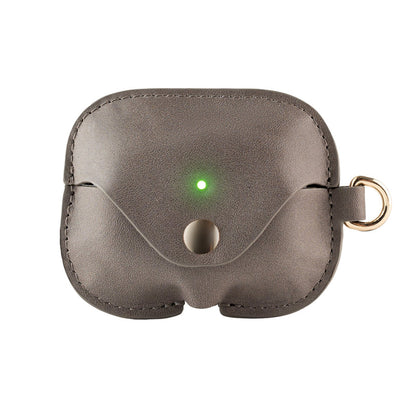 LuxeShield – Premium Genuine Leather AirPods Protective Case