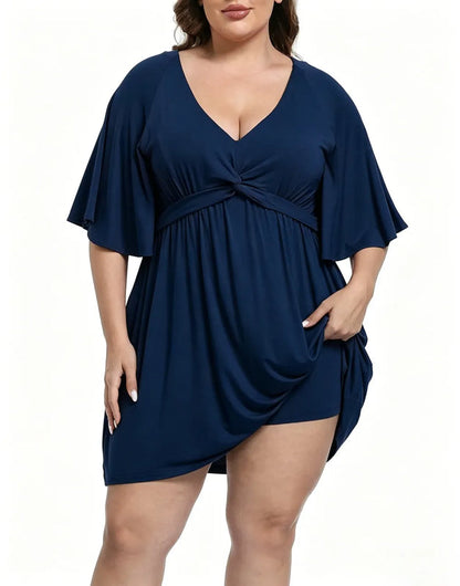 CurvaBelle – Plus Size Romper Dress
