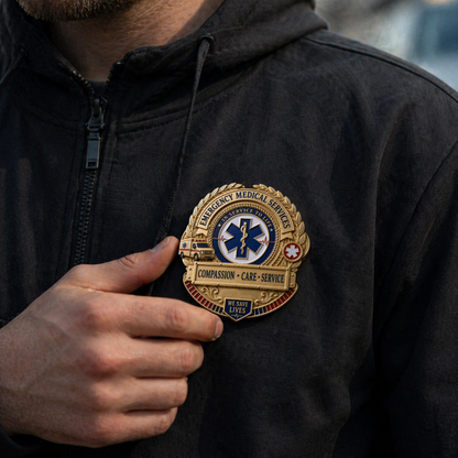 RescueStar – Emergency Medical Services Badge Pin