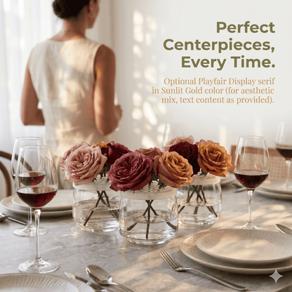 BloomGrid – Reusable Silicone Flower Arranging Grid