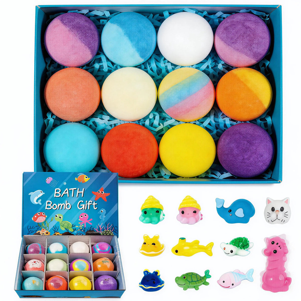 KidSplash – Colorful Bath Bomb Gift Set for Kids