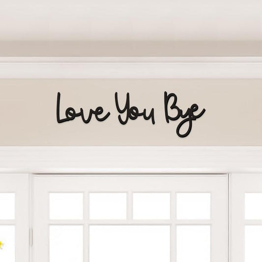 SweetEntry – Family Love You Bye Entryway Wall Decor