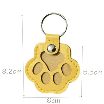 FurTag – Paw Shaped Leather Keychain