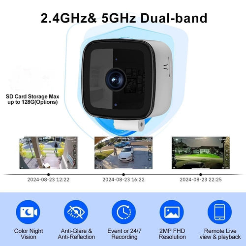 GuardPro – High-Definition 2K Window Camera