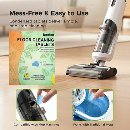 ShineTab – Effervescent Floor Cleaner Tablets