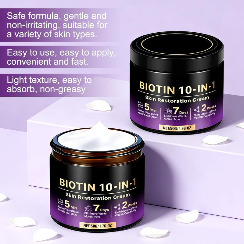 SkinRevive – Biotin 10-in-1 Skin Restoration Cream