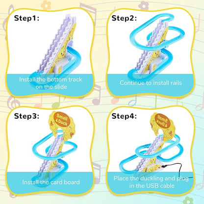 WaddlePlay – Duck Slide Adventure Set