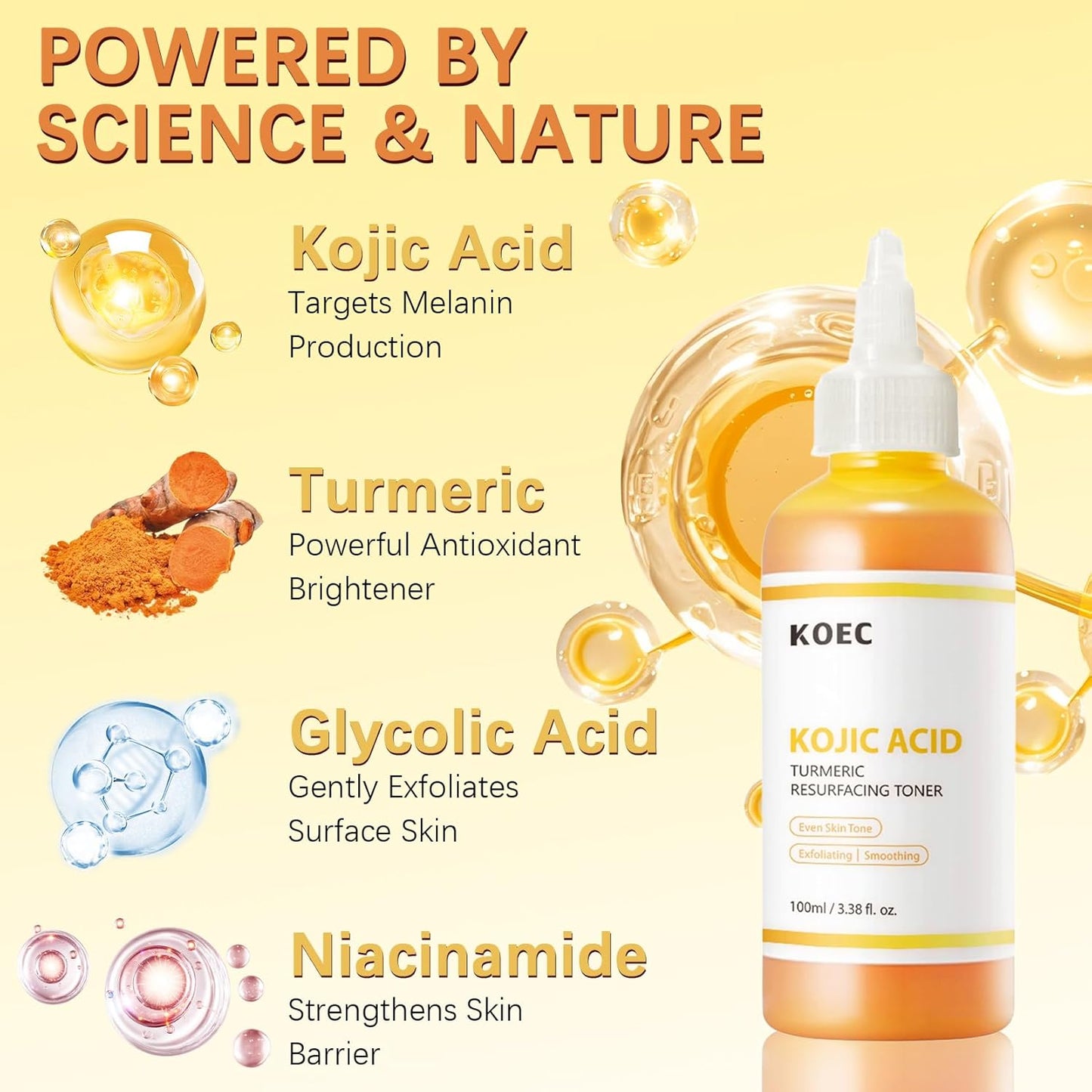 PureGlow – Kojic Acid Herbal Brightening Serum