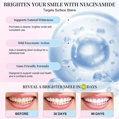 Niacinamide Whitening Toothpaste – Stain Removal & Fresh Breath