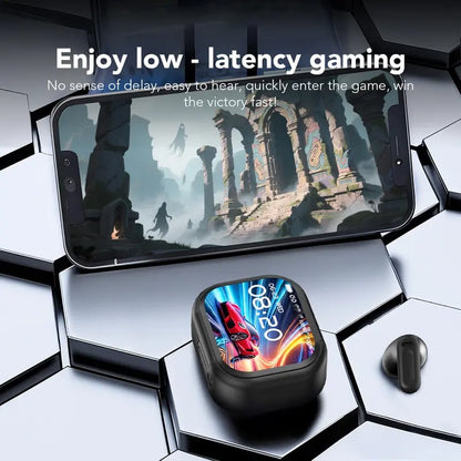 TranslaBeat – HD Screen AI Headphones Global Communication