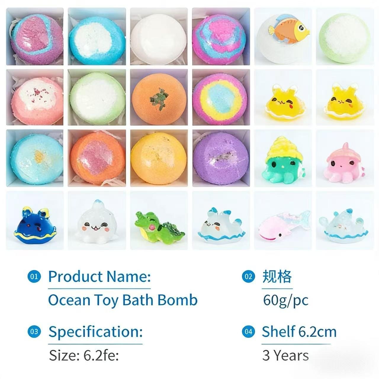 KidSplash – Colorful Bath Bomb Gift Set for Kids