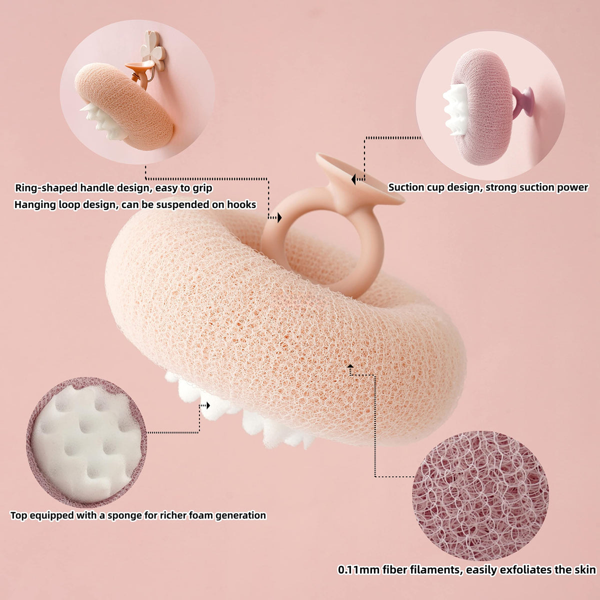 SpaPetal – Luxury Shower Sponge