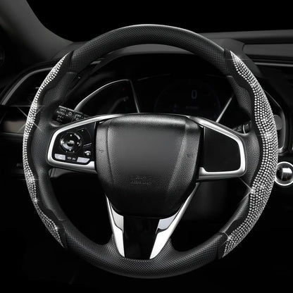 LuxiDrive – Crystal Studded Steering Wheel Cover