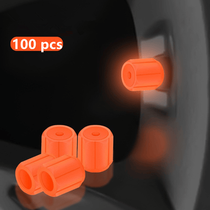 GlowRide - Fluorescent Wheel Valve Caps