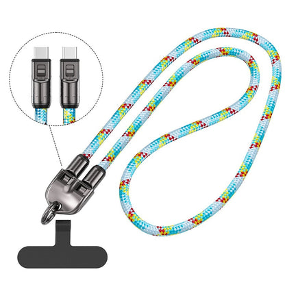 SwiftTether – Fast Charge Data Cable with Phone Lanyard Design