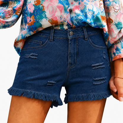 UrbanEase – Women’s Casual Denim Shorts