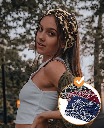 BohoFlex Headband – Cross Knot Style