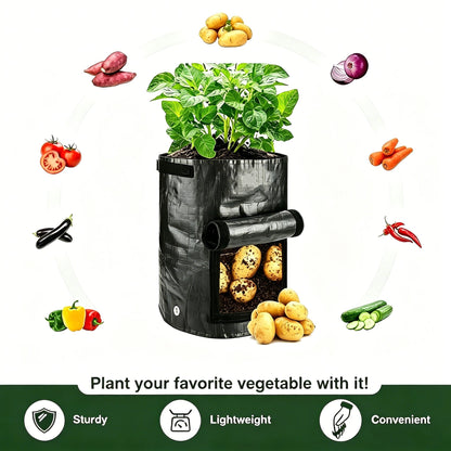 GrowFlex – Gallon Garden Cloth Planting Bags