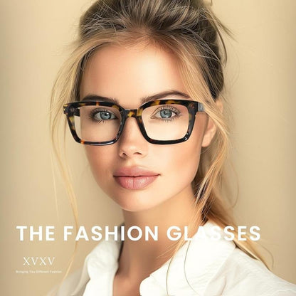 LuxeFocus – Blue Light Blocking Square Readers