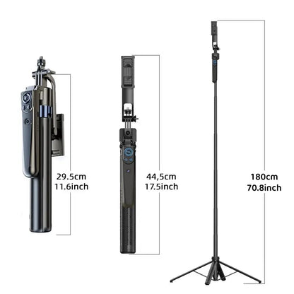 TrackPro – 360° Auto Face Tracking Selfie Stick Tripod