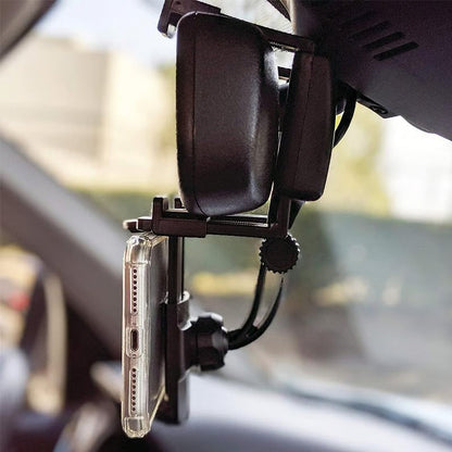 FlexMount – Rotatable Rearview Mirror Phone Holder
