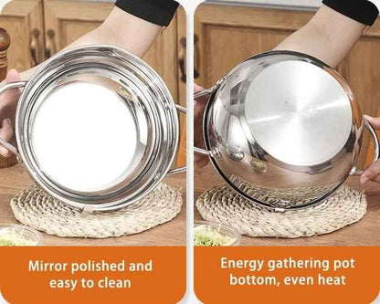 CookForge – Premium Stainless Frying Po & Oil Control Rack System