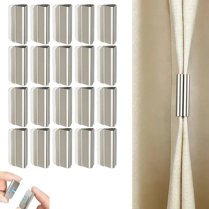 CurtainSnap – No-Drill Magnetic Curtain Holders