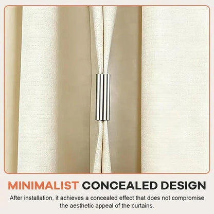 CurtainSnap – No-Drill Magnetic Curtain Holders