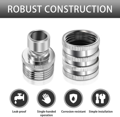 GardenPro – Stainless Steel Quick Connect Hose Set