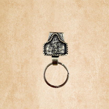 RodeoKey – Western Initial Key Clip