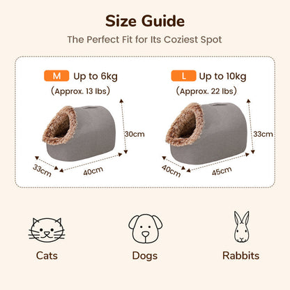 CozyPaws – Warm Retreat Pet Bed