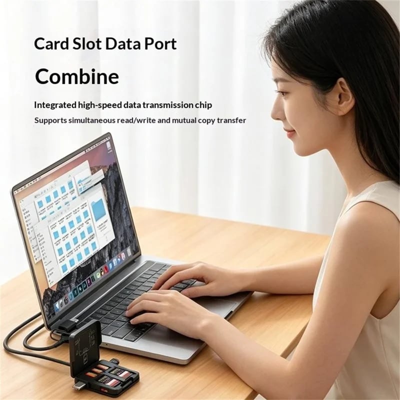DataVault Pro - Portable Multifunctional Card Reader