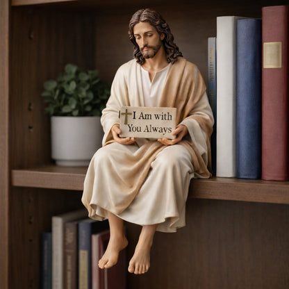 BlessedAura – Handcrafted Jesus Reminder Statue