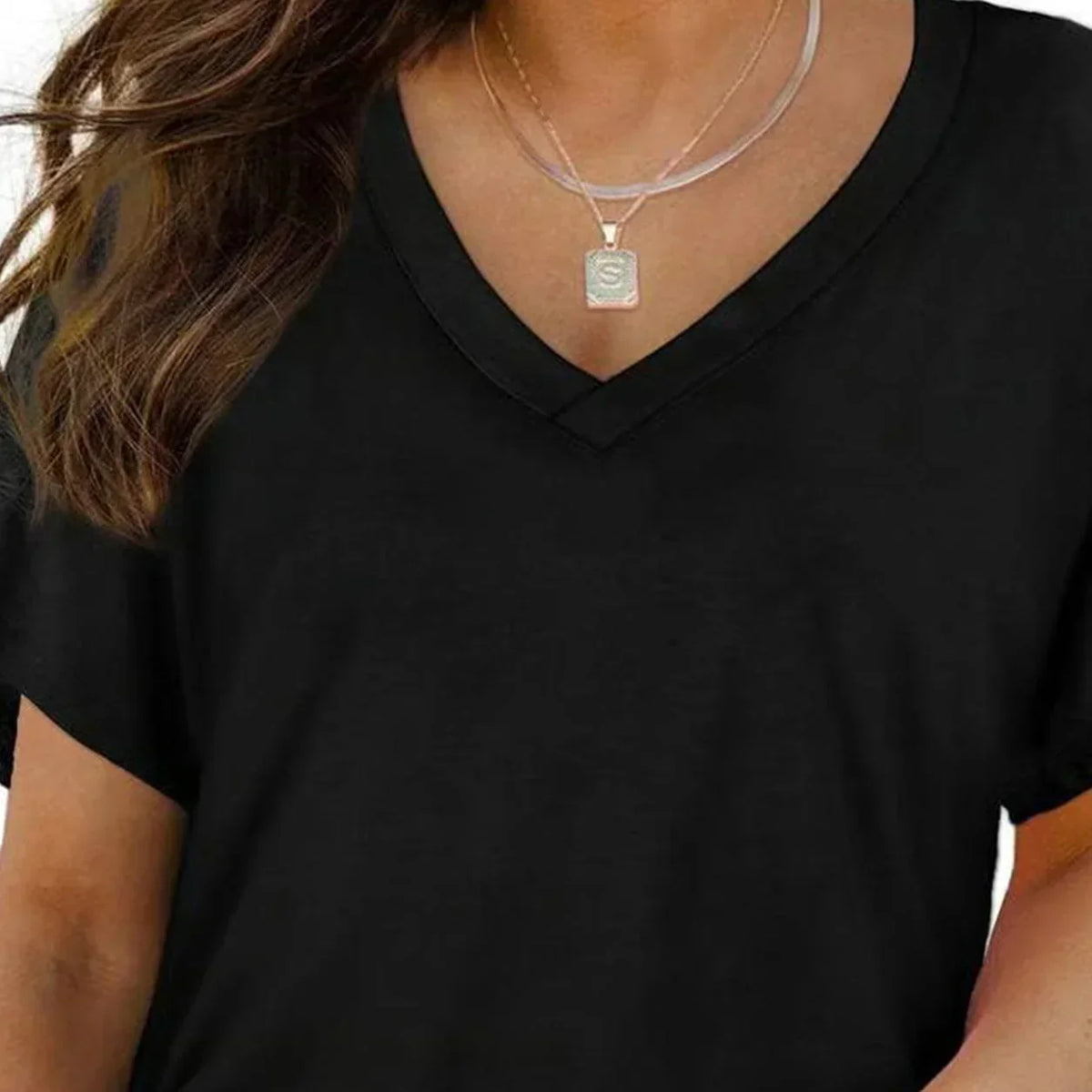 SoftLuxe – Women's Everyday V-Neck Comfort T-Shirt