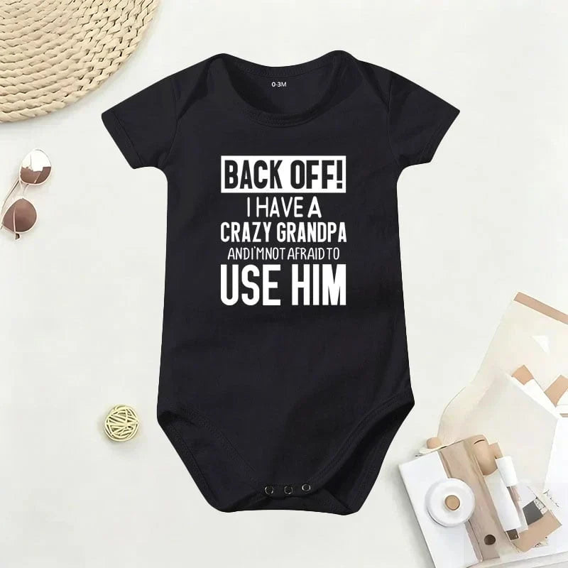 SnugglePrint – Grandpa Quote Baby Bodysuit