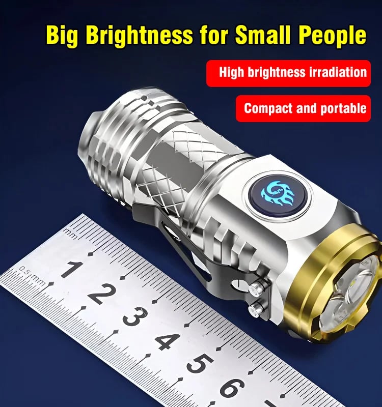 TriEyeMonster-The German Mini Super Power Flashlight