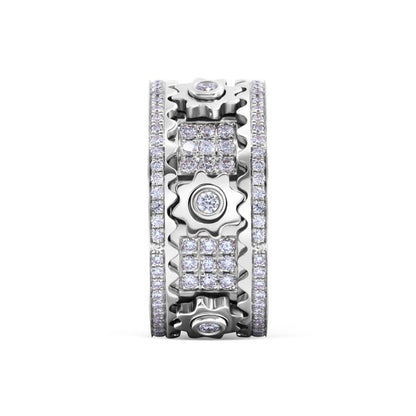 Zigzag - Sliding Ring Modern Statement Style