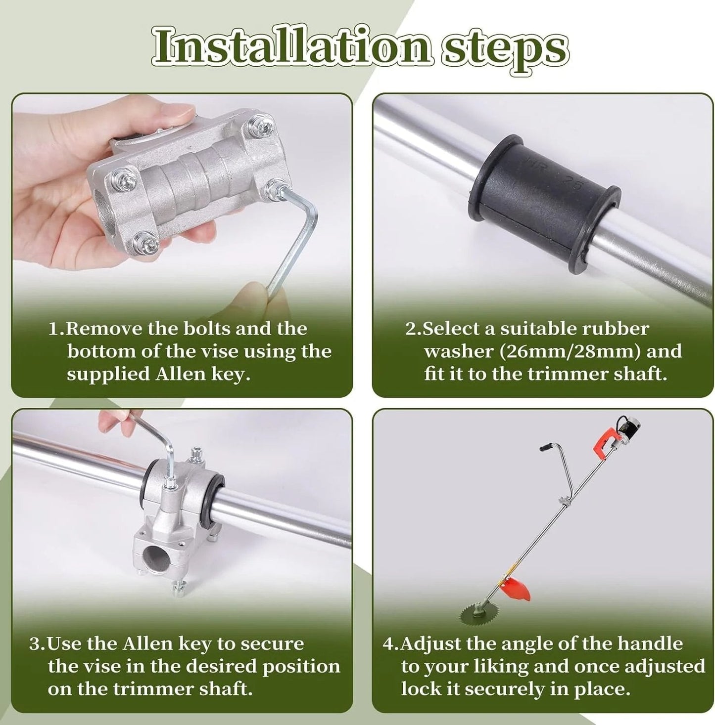 AuraGrip – Ergonomic String Trimmer Handle Extension