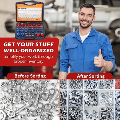 ScrewSense – 44Pcs Alloy Thread Inspector Set