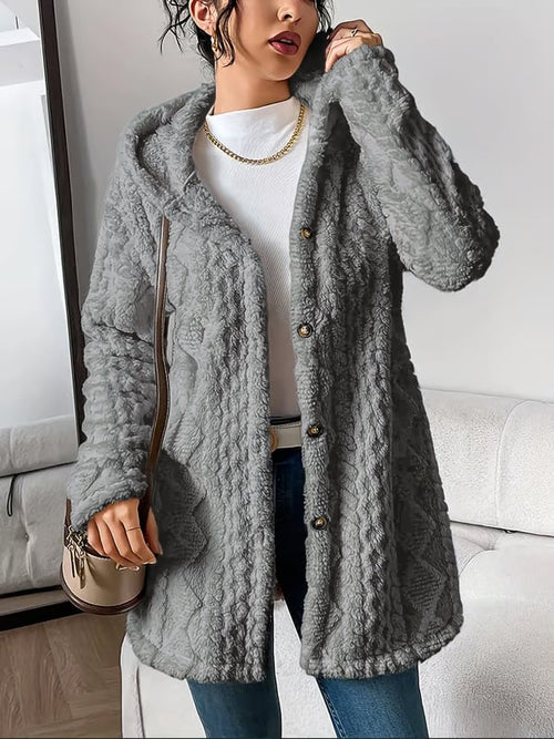CloudSilk – Effortless Chic Hooded Dress