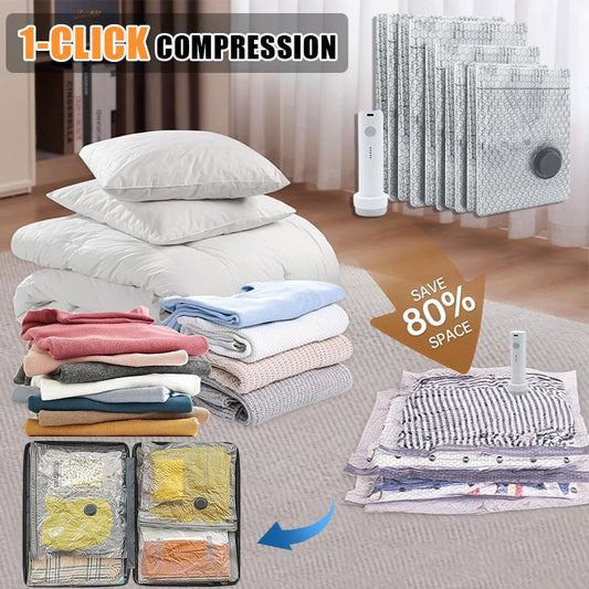 PackEase – Cordless Travel Storage Vacuum Bags