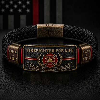 RedLineValor – Firefighter Pride Wristband