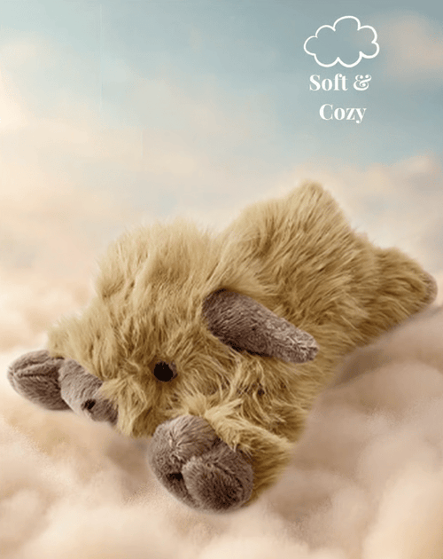 HighlandHugs – Cute Cartoon Highland Cow Cuddly Toy